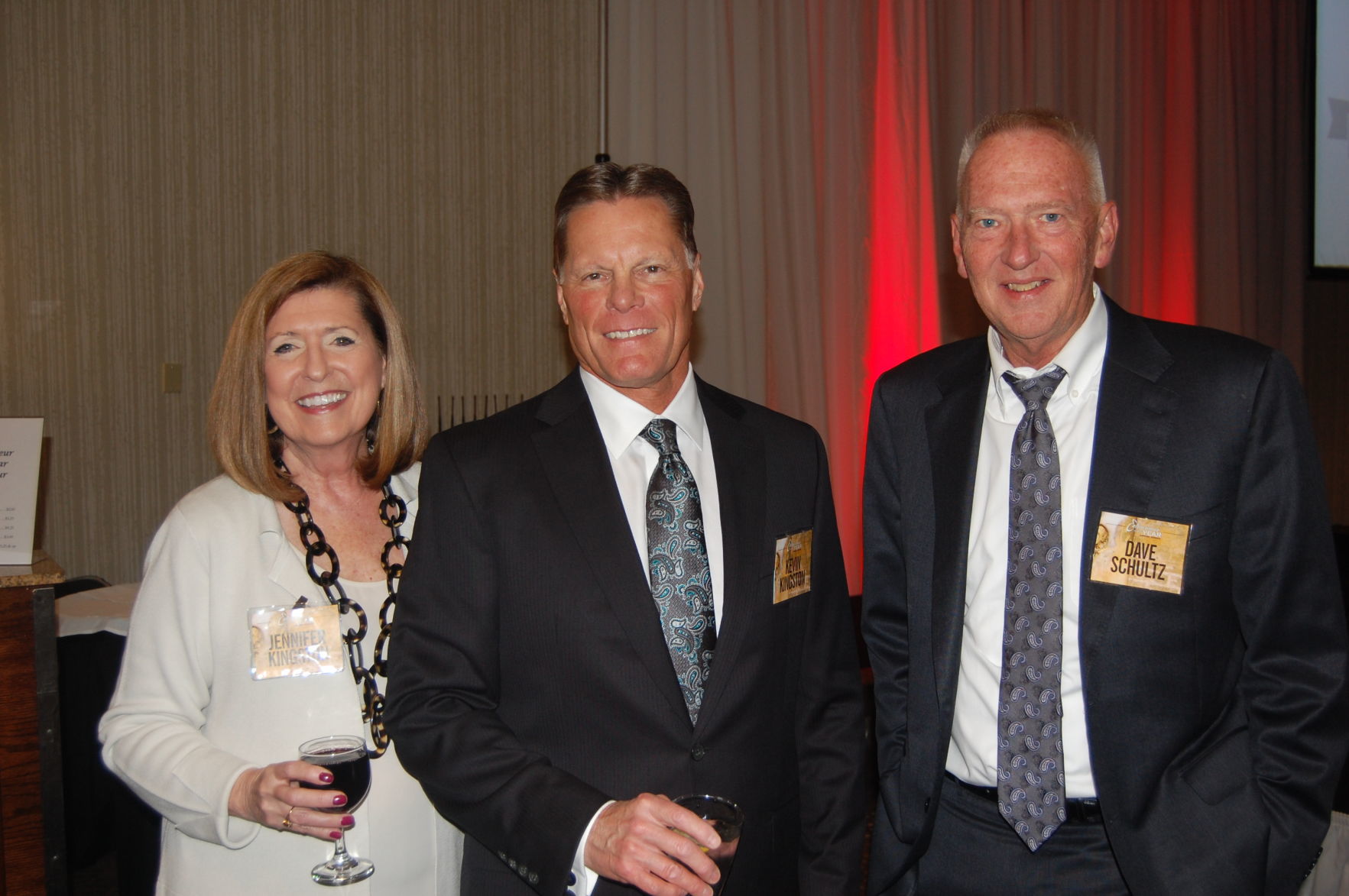 Jennifer and Kevin Kingston, Dave Schultz